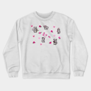 Valentine's Day Koalas Crewneck Sweatshirt